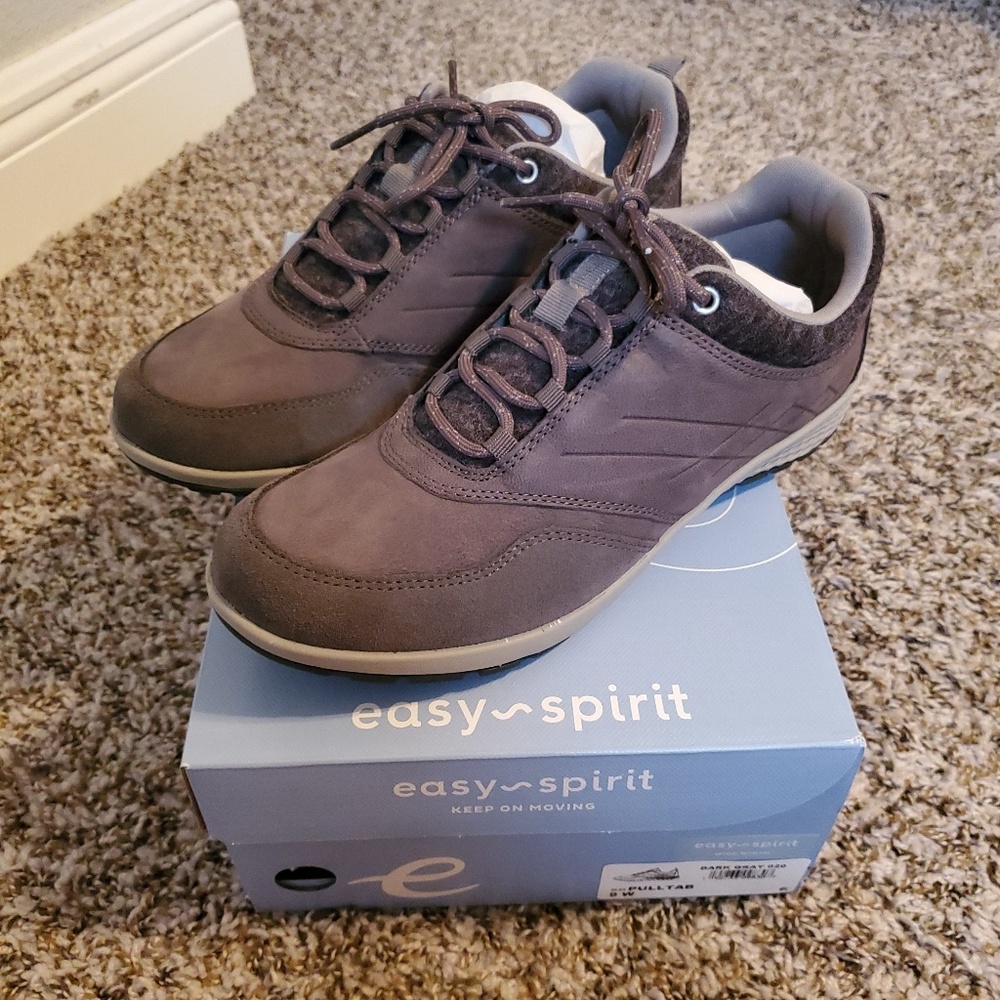 Easy Spirit Gray Pulltab Sneakers Walking Shoes 9W